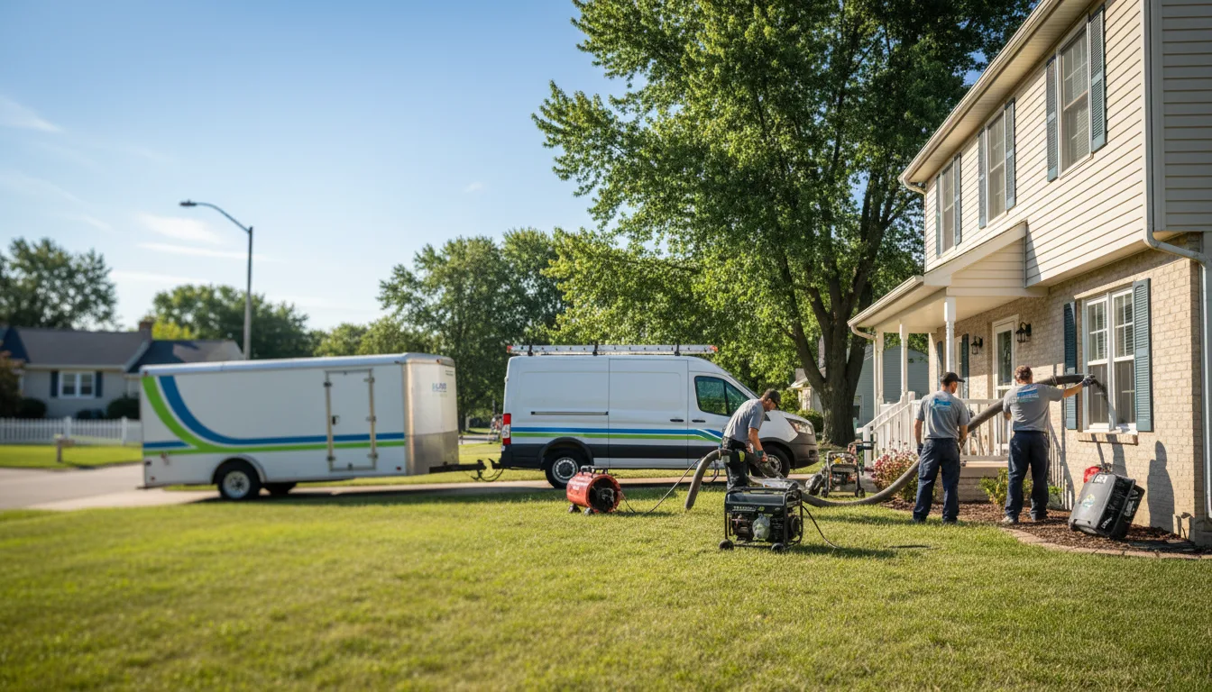 Flooded Basement Restoration And Cleanup With Repair in Colfax, IL near me